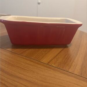 Red Ceramic Baking Dish